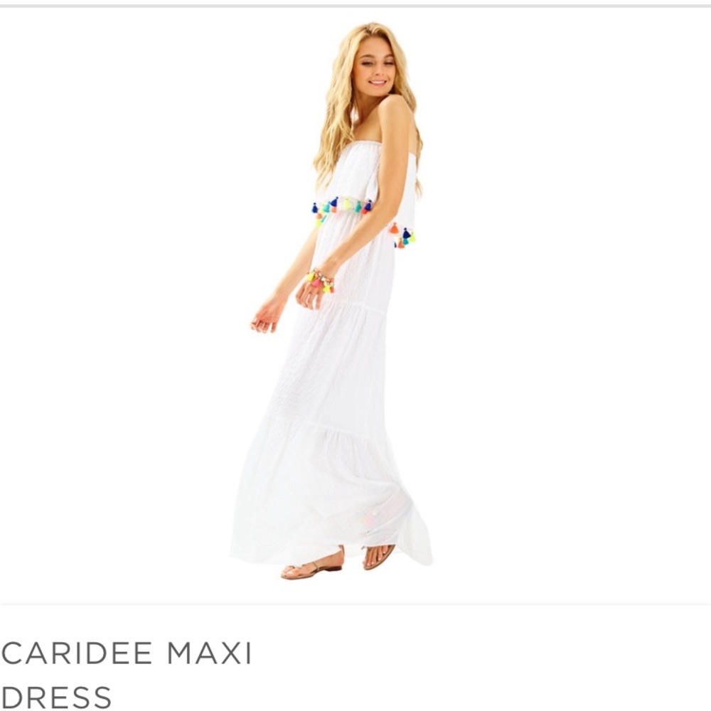 Lilly Pulitzer white Cardi Maxi dress